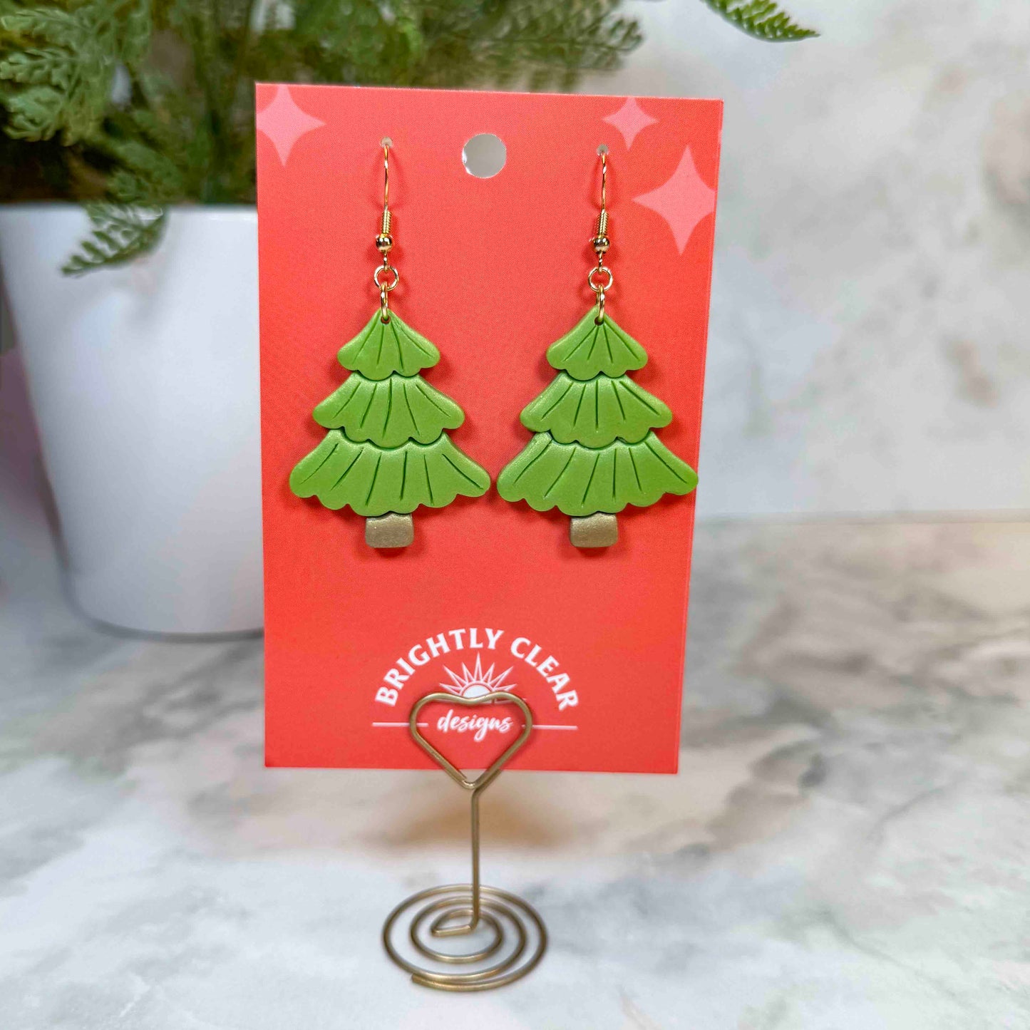 Christmas Tree Shimmer Earrings