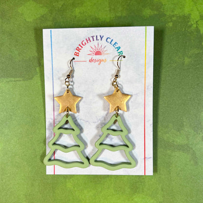 Cutout Tree Earrings