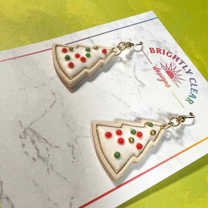 Sugar Cookie Tree Earrings