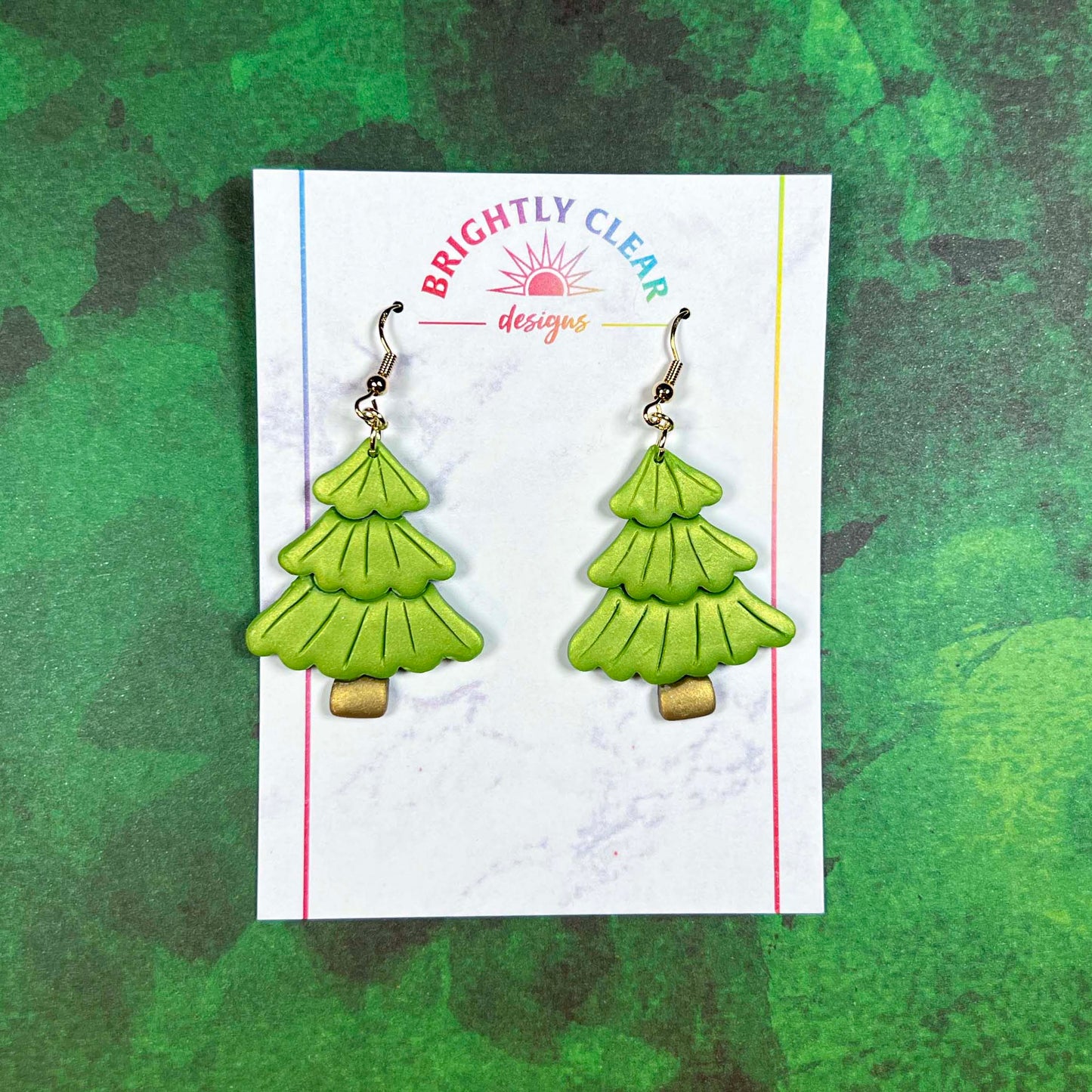 Christmas Tree Shimmer Earrings