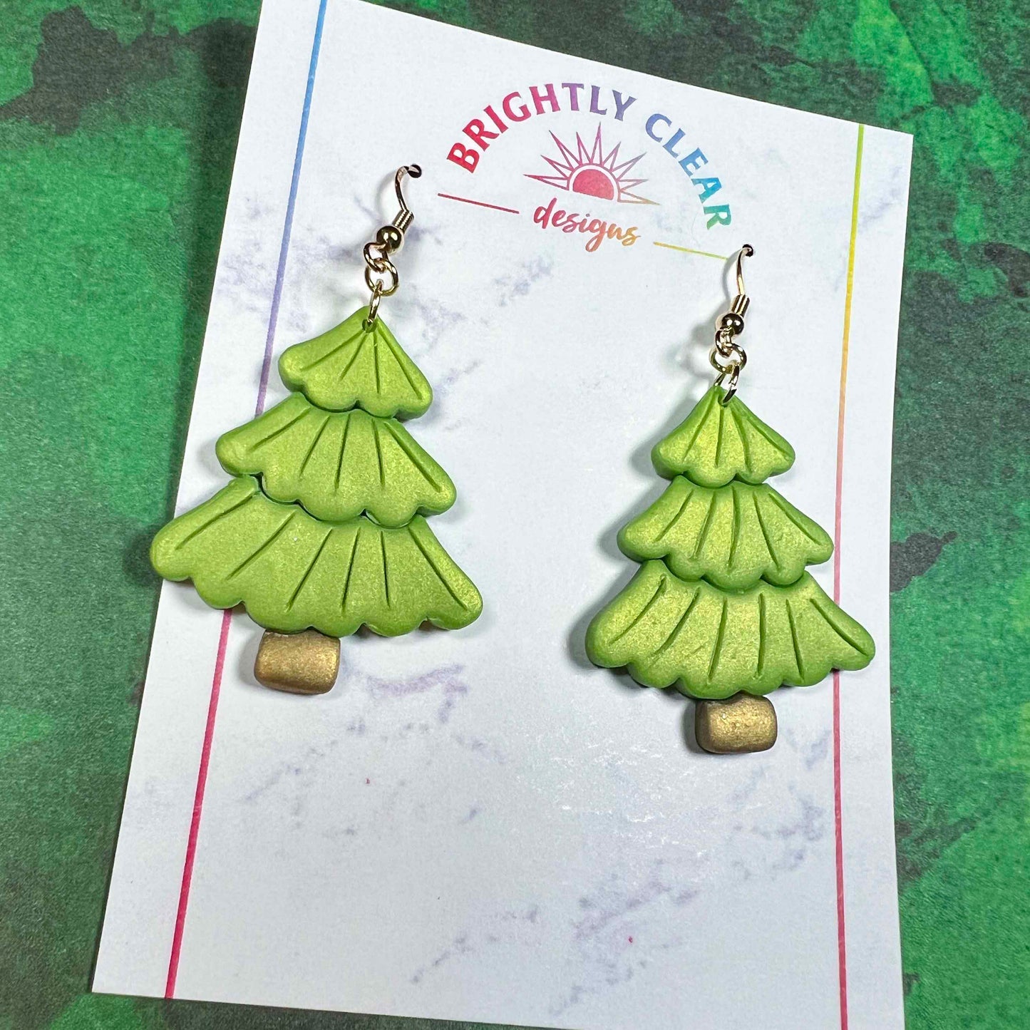 Christmas Tree Shimmer Earrings