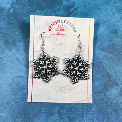 Antique Snowflake Earrings