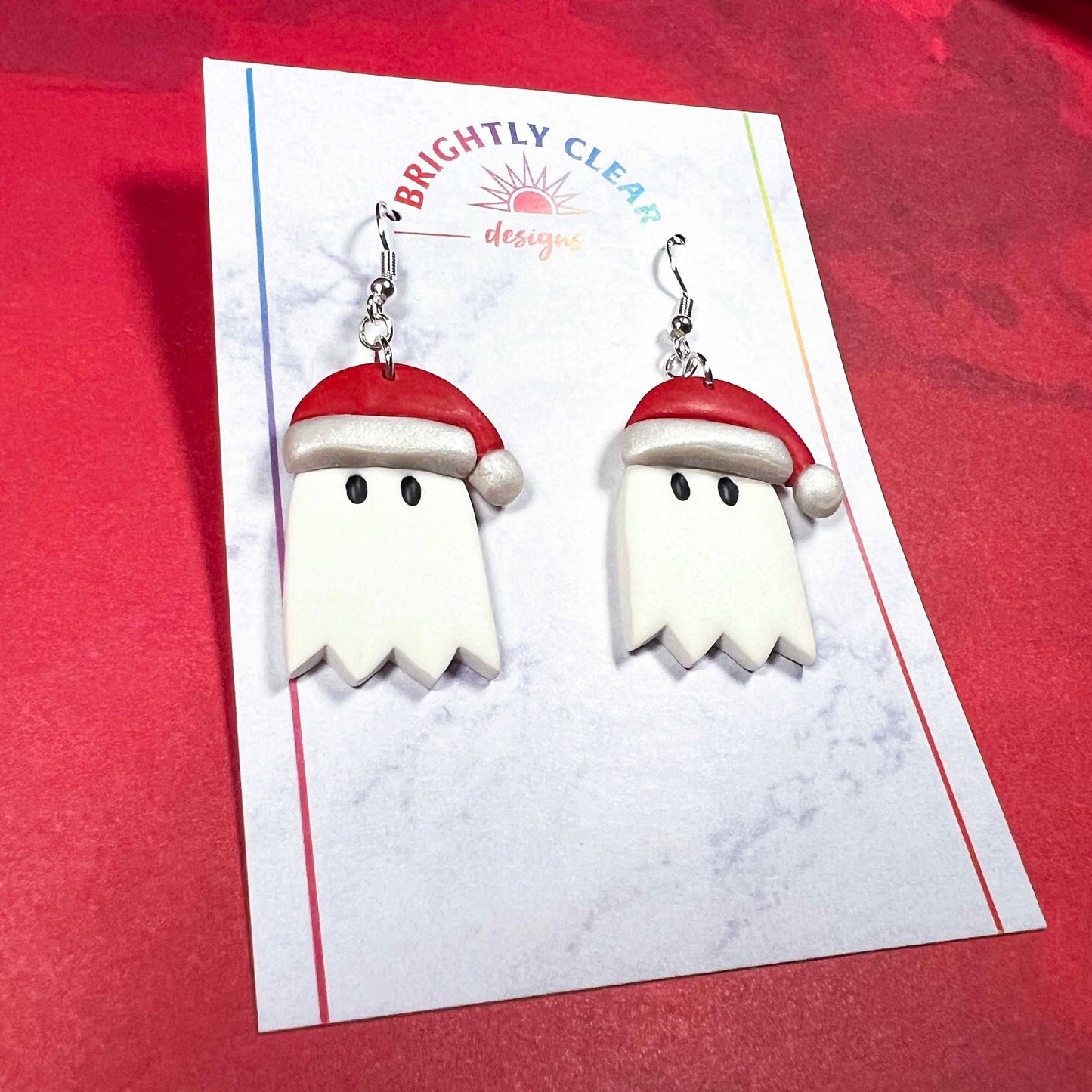 Santa Ghostie Earrings