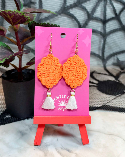 Jack-o'-Lantern Posse Earrings