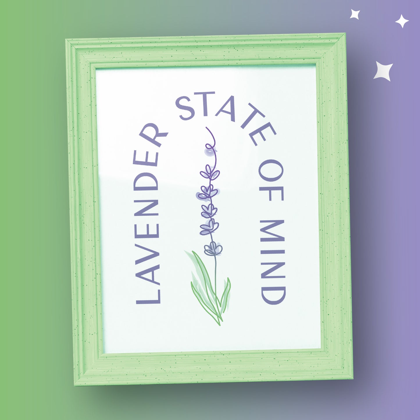 Lavender State of Mind Print