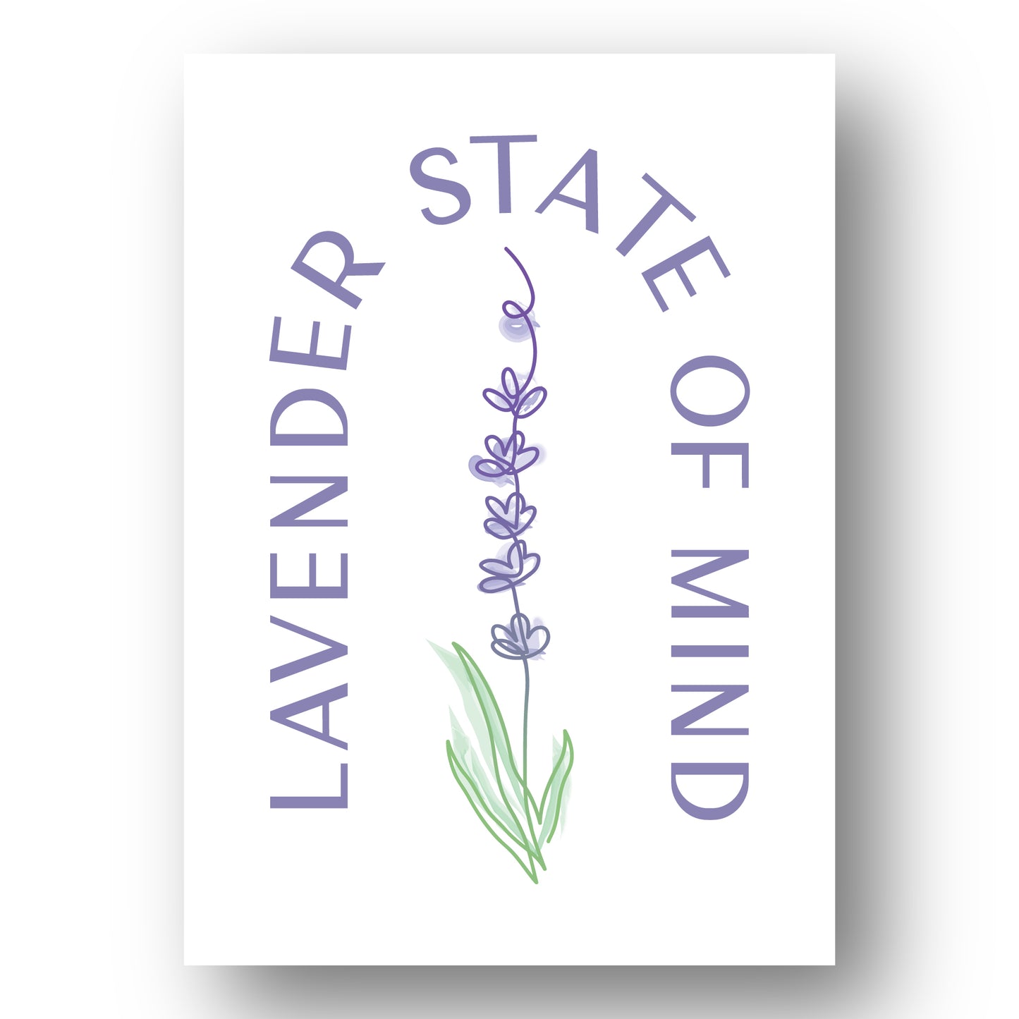 Lavender State of Mind Print