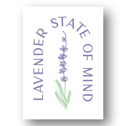 Lavender State of Mind Print