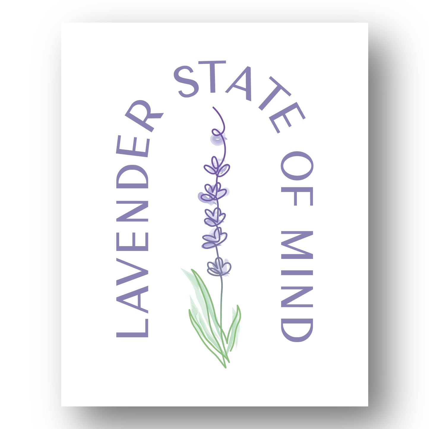 Lavender State of Mind Print