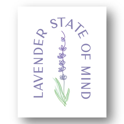 Lavender State of Mind Print