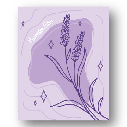 Lavender Vibes Print