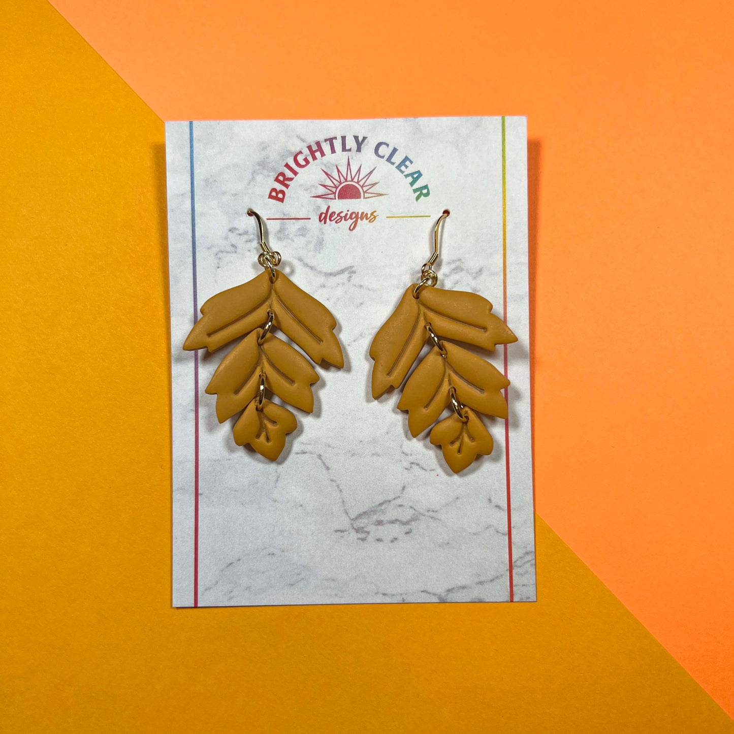 Leaf Tiers, Single Color Earrings