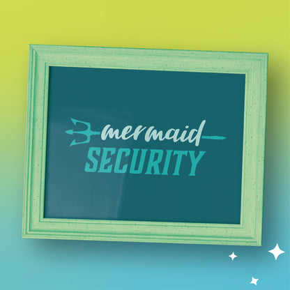 Mermaid Security Print