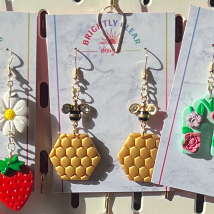 Bee-hive Earrings