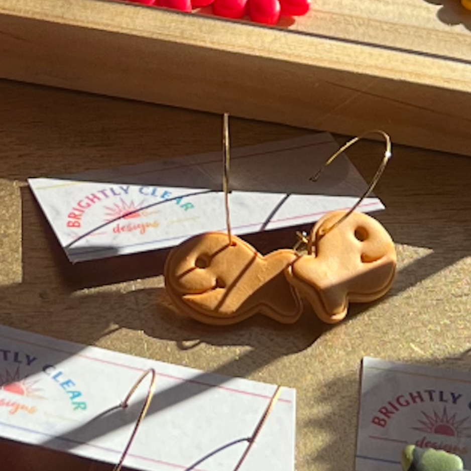 Goldfish Hoop Earrings