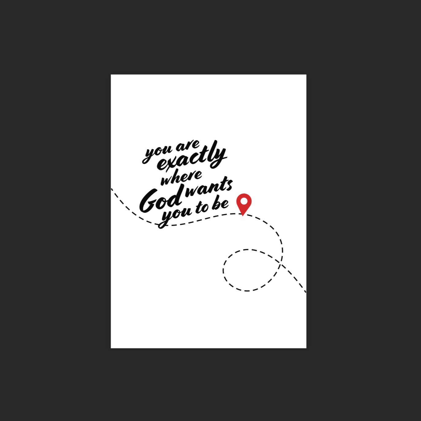 Where God Wants Print