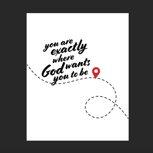 Where God Wants Print