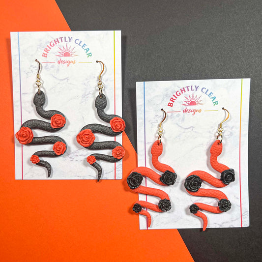 Snakey Halloween Earrings