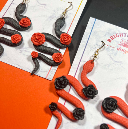 Snakey Halloween Earrings