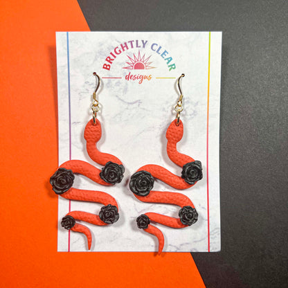 Snakey Halloween Earrings