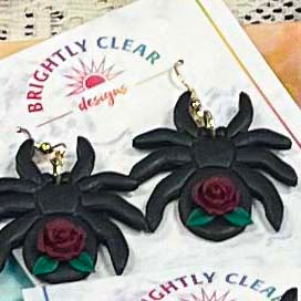 Spidery Floral Earrings