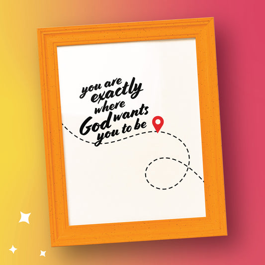 Where God Wants Print