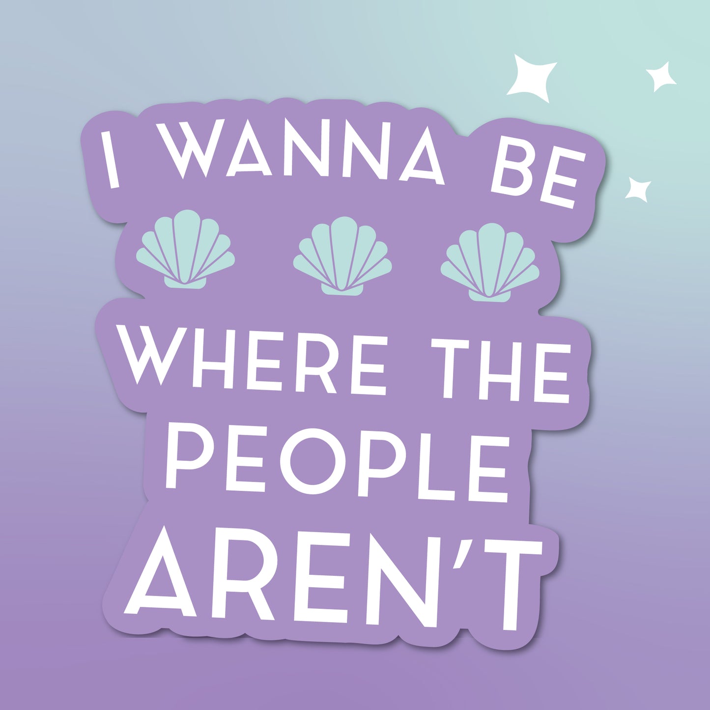 Where the People Aren't Sticker